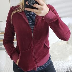 Juicy Couture Velour Zip up Hoodie L